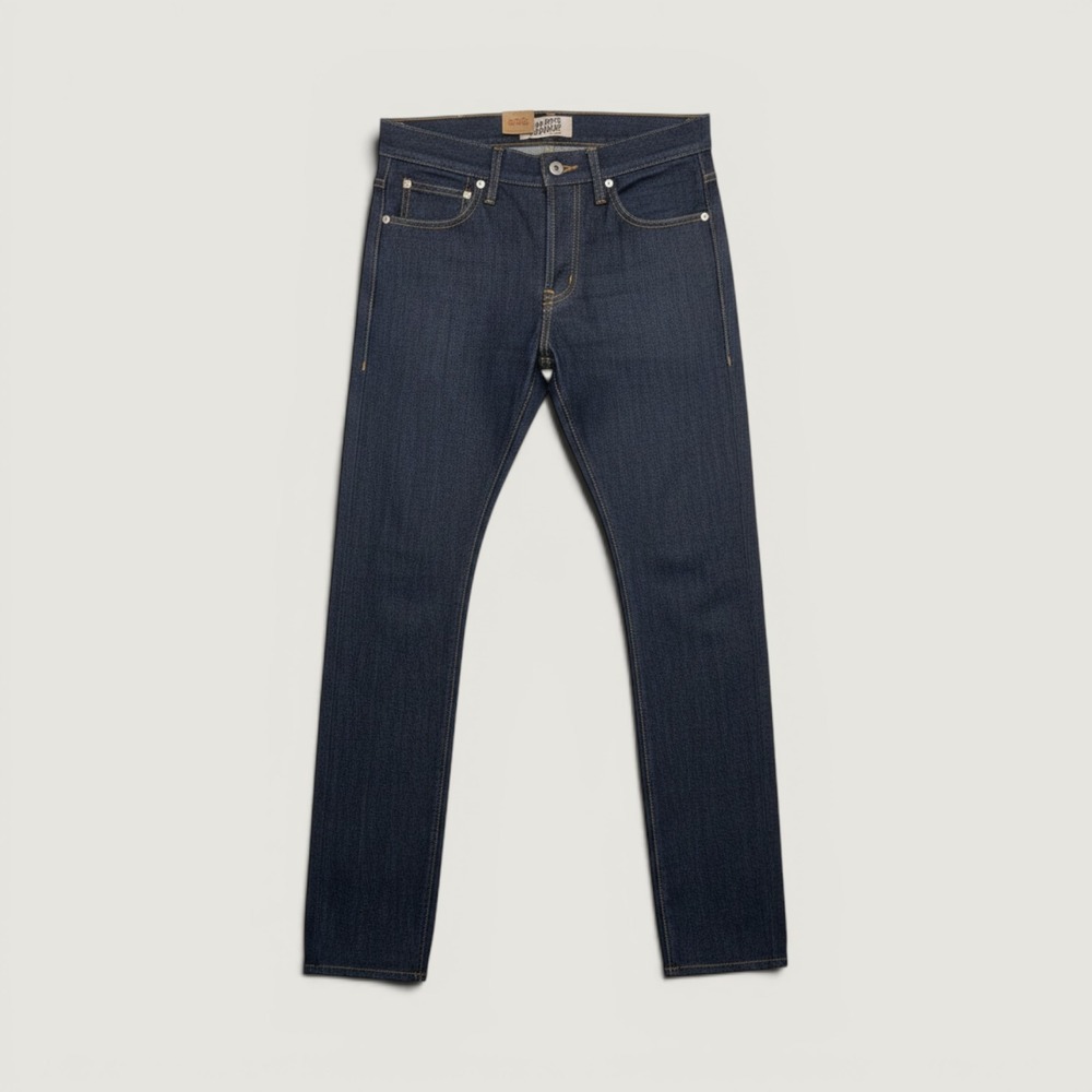 Naked & Famous Denim SkinnyGuy Left Hand‎ Twill Selvedge Jeans Indigo 29 x 36